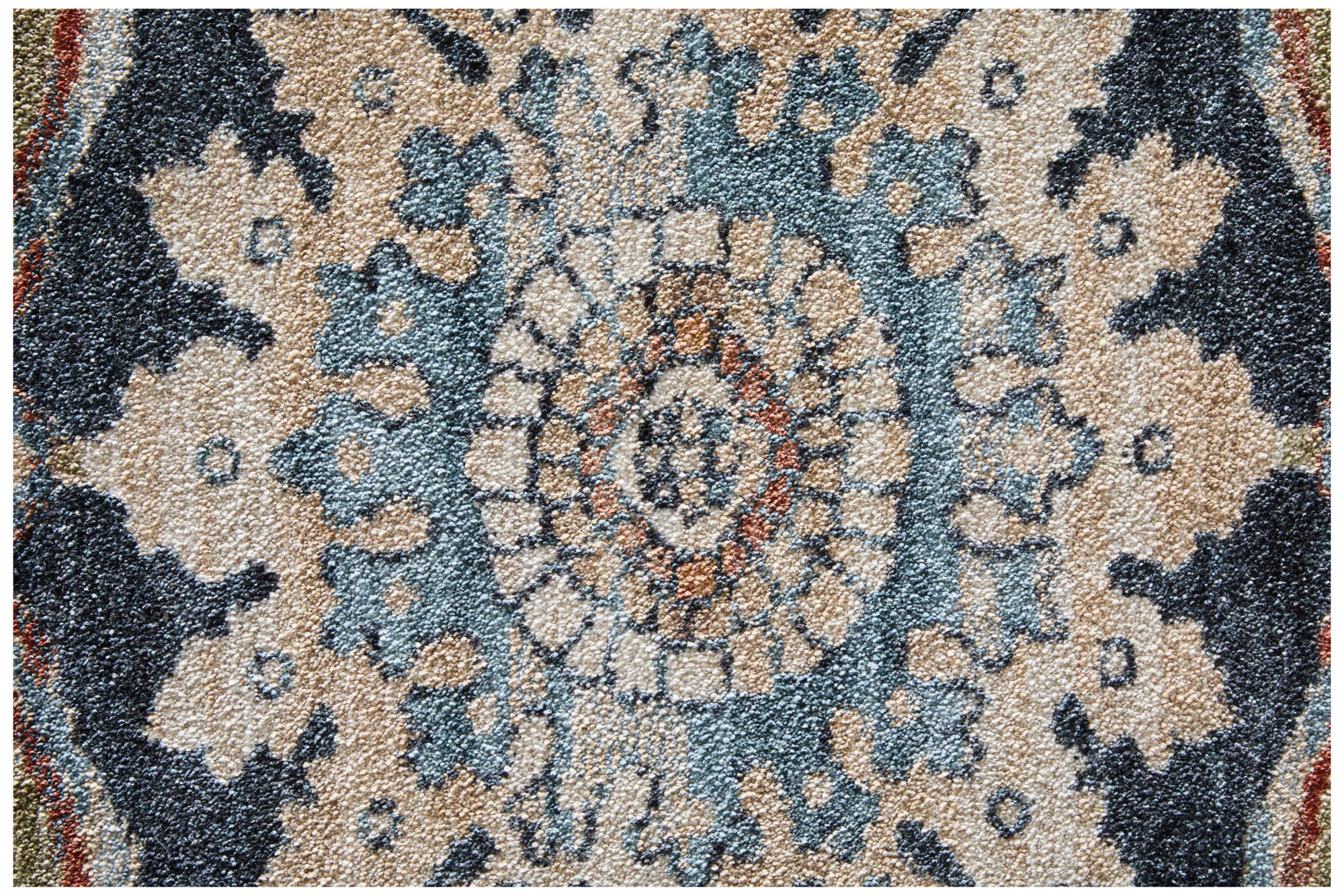 Image 7 Pearson Medallion Indoor Blue Area Rug 39SGF 5' x 7'-6" more views