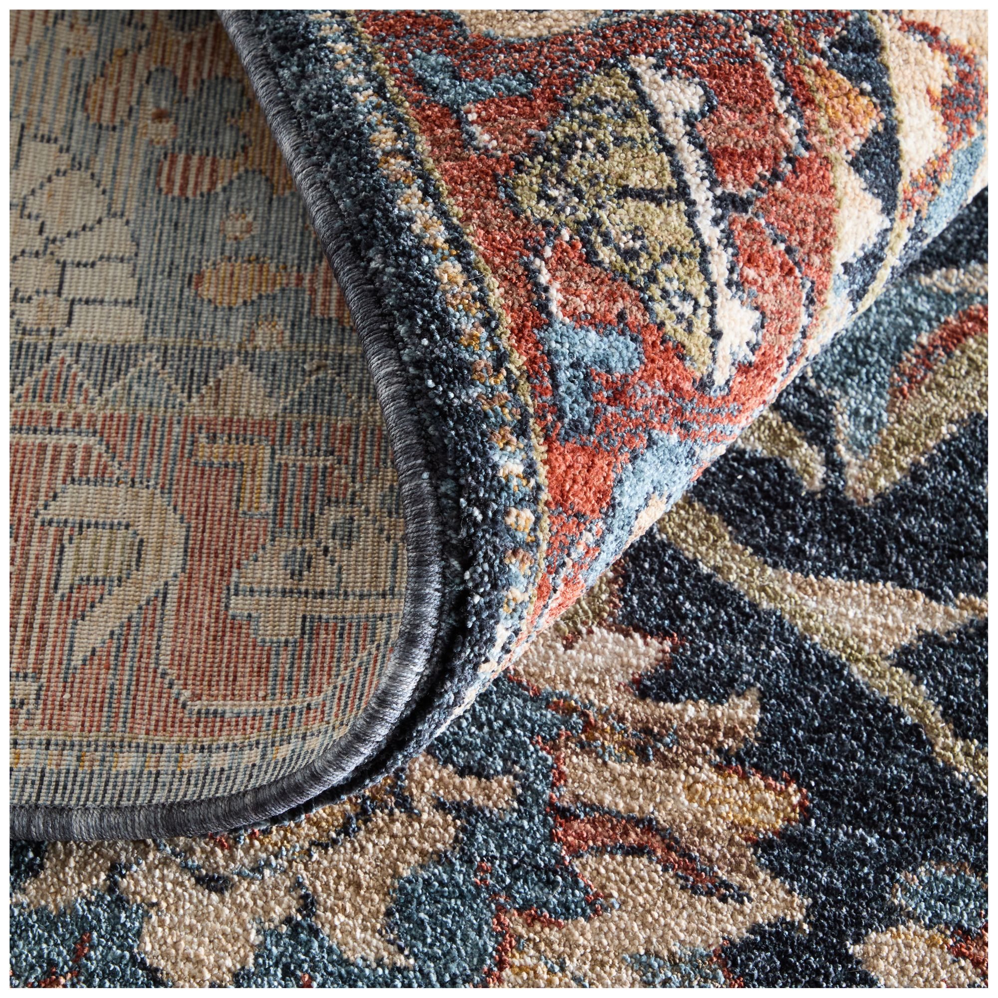Pearson Medallion Indoor Blue Area Rug 39SGF 5' x 7'-6"