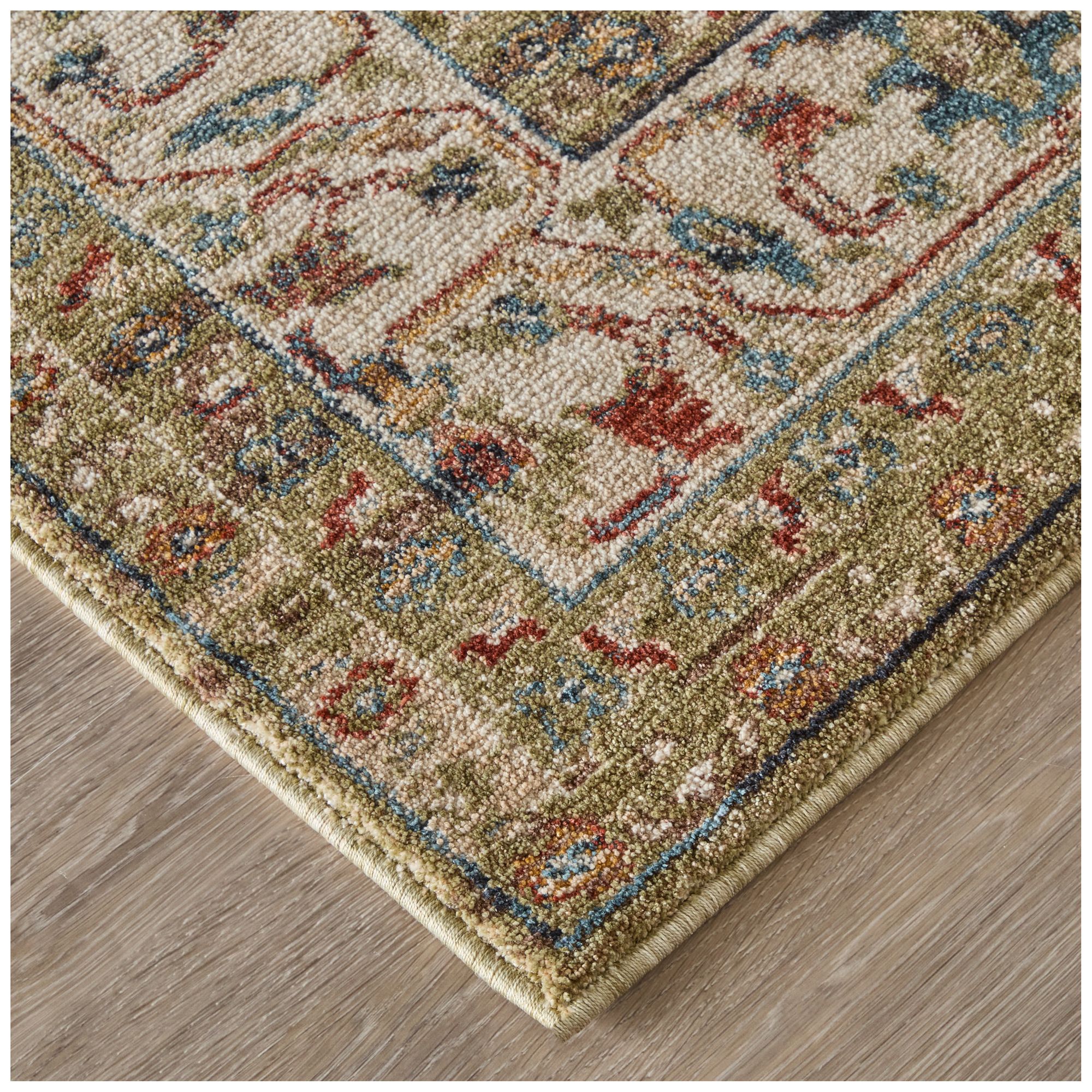 Image 4 Pearson Persian Indoor Green Area Rug 39SJF 2' x 3' more views