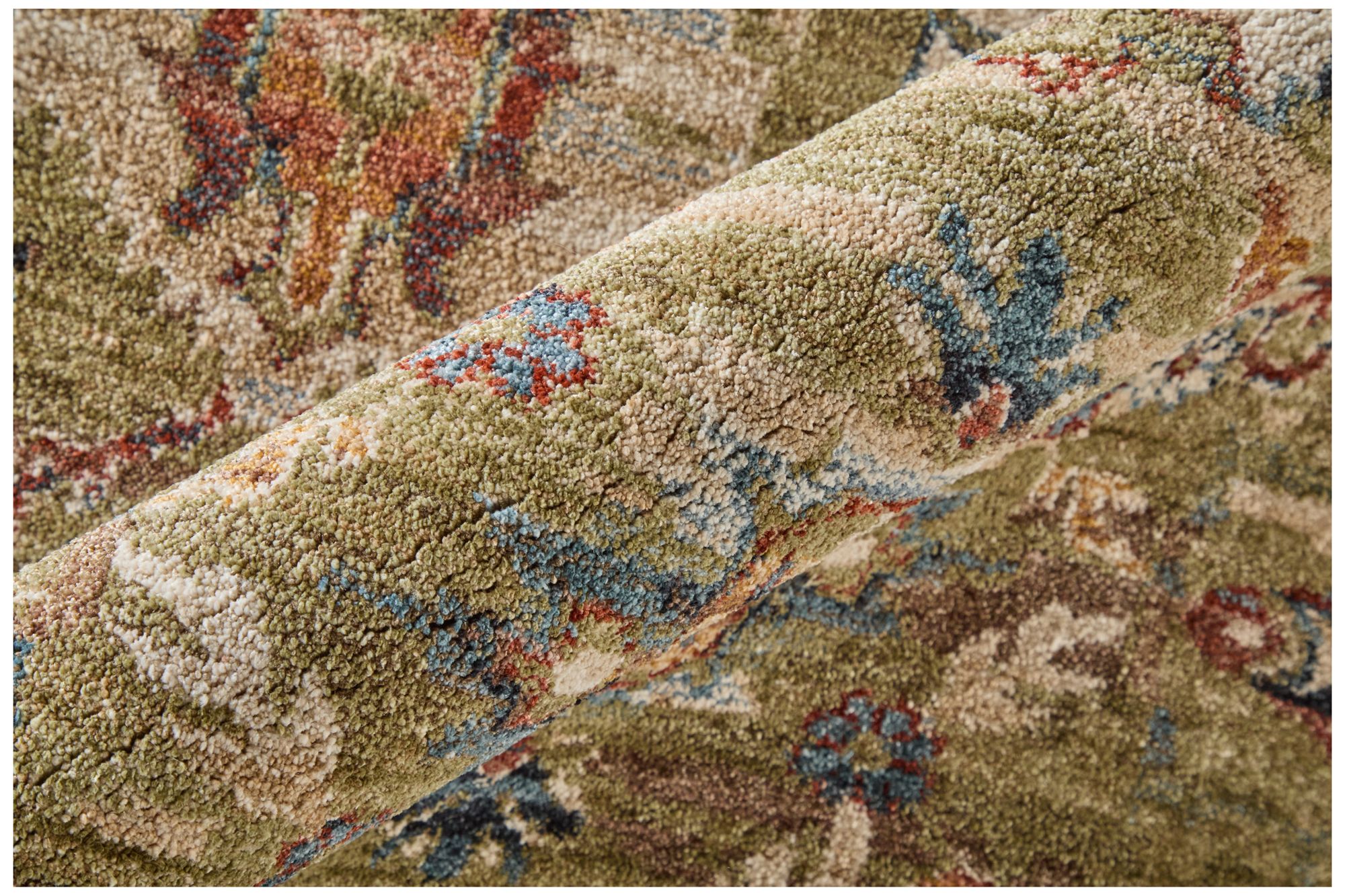 Image 6 Pearson Persian Indoor Green Area Rug 39SJF 2' x 3' more views