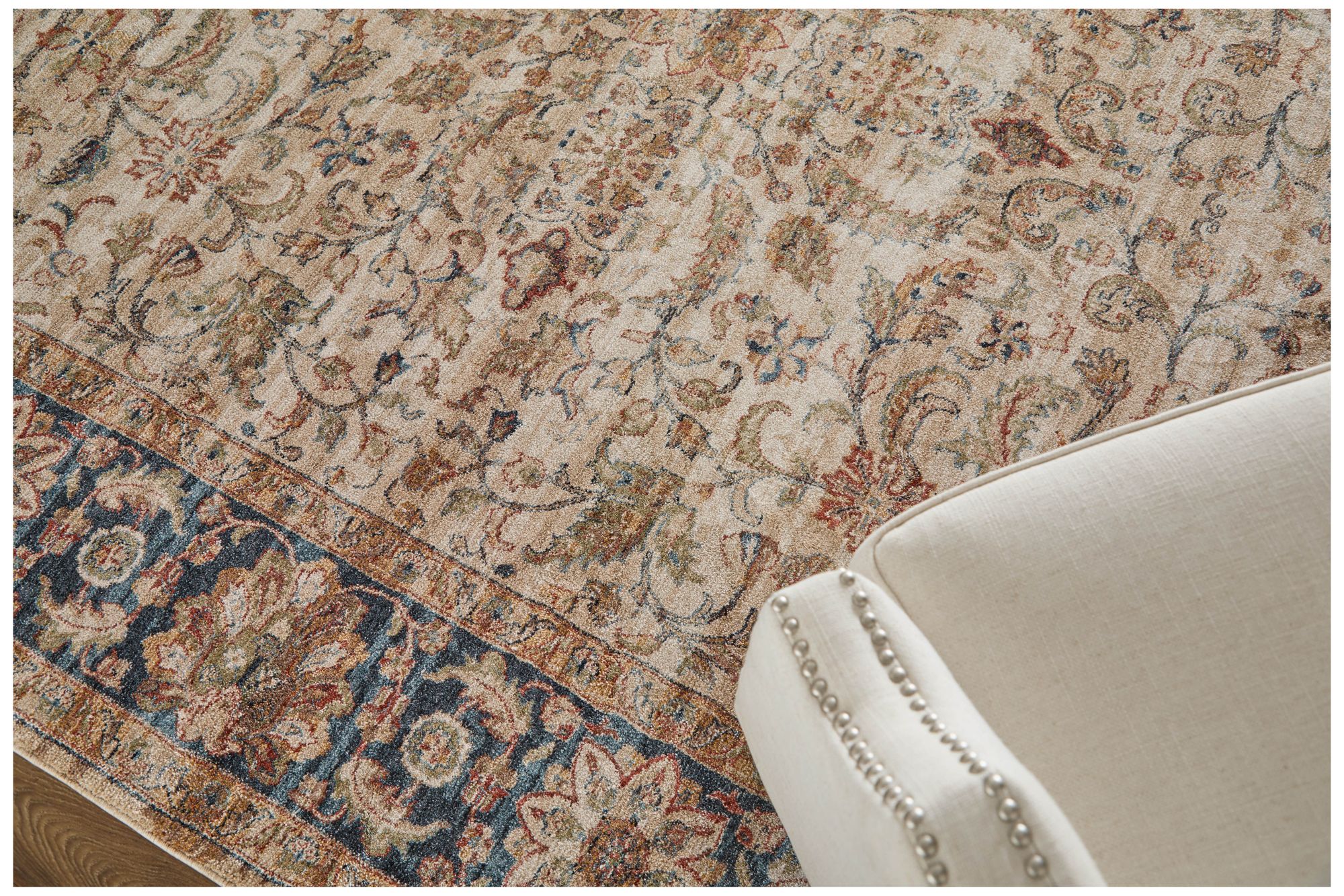 Image 2 Pearson Persian Indoor Ivory Area Rug 39SEF 5' x 7'-6" more views