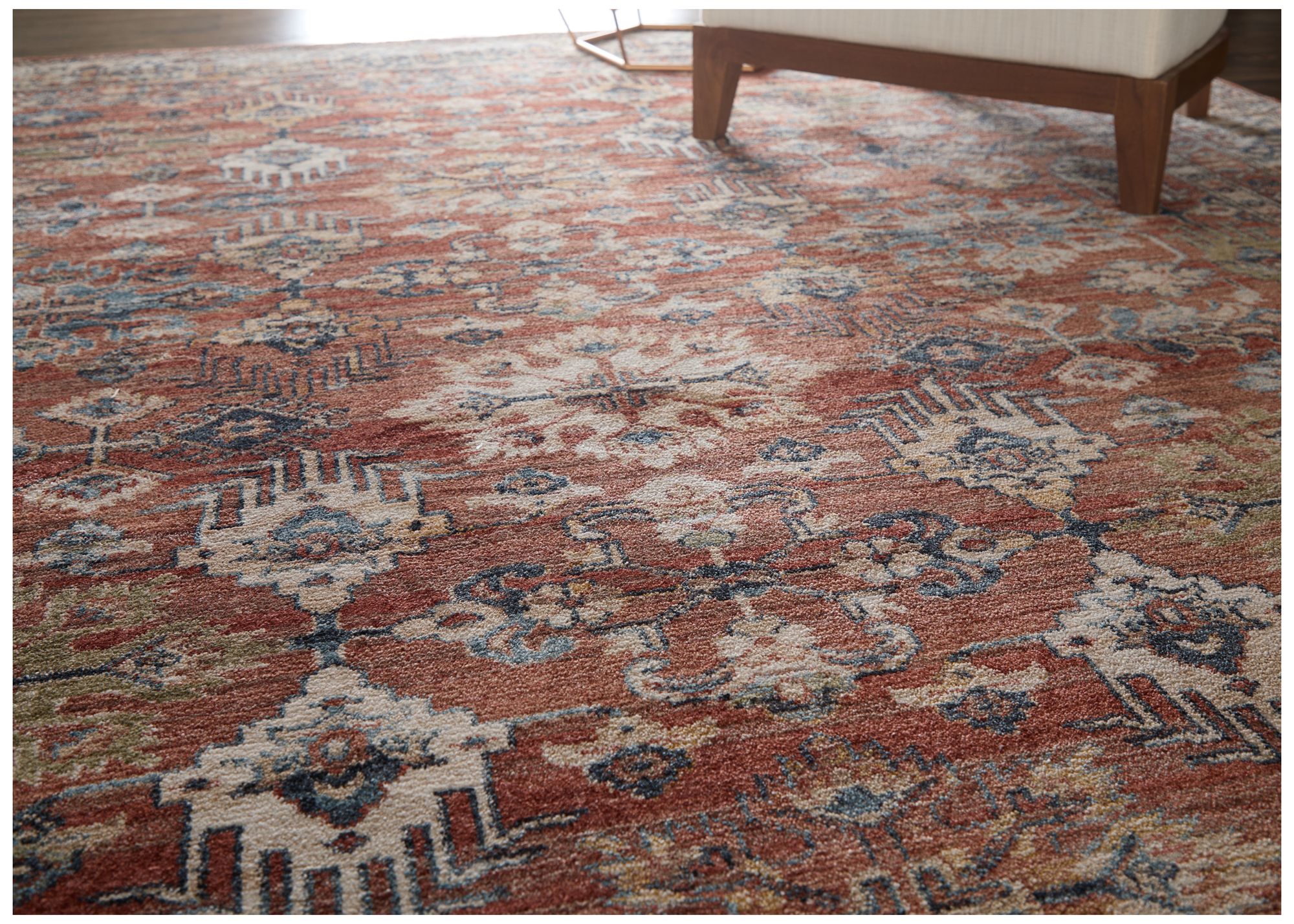 Image 2 Pearson Persian Indoor Red Area Rug 39SKF 7'-10" x 10'-3" more views