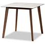3_Pearson Walnut and Gray 5-Piece Dining Table and Chair Set more views