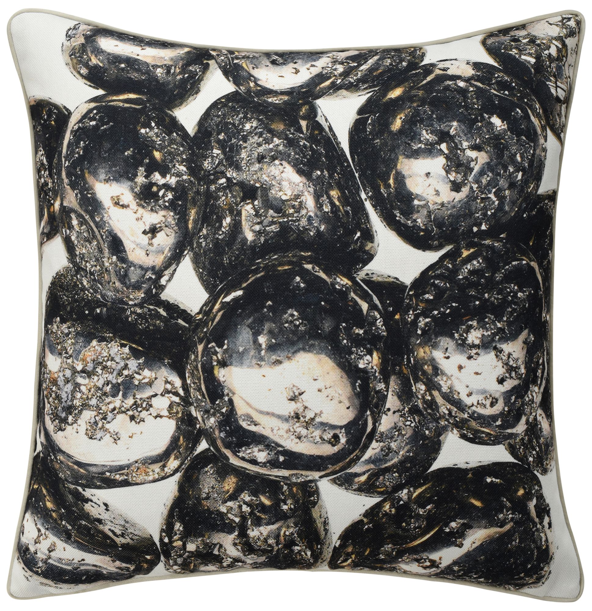 Image 2 Pebble 24 x 6 Black Pillow