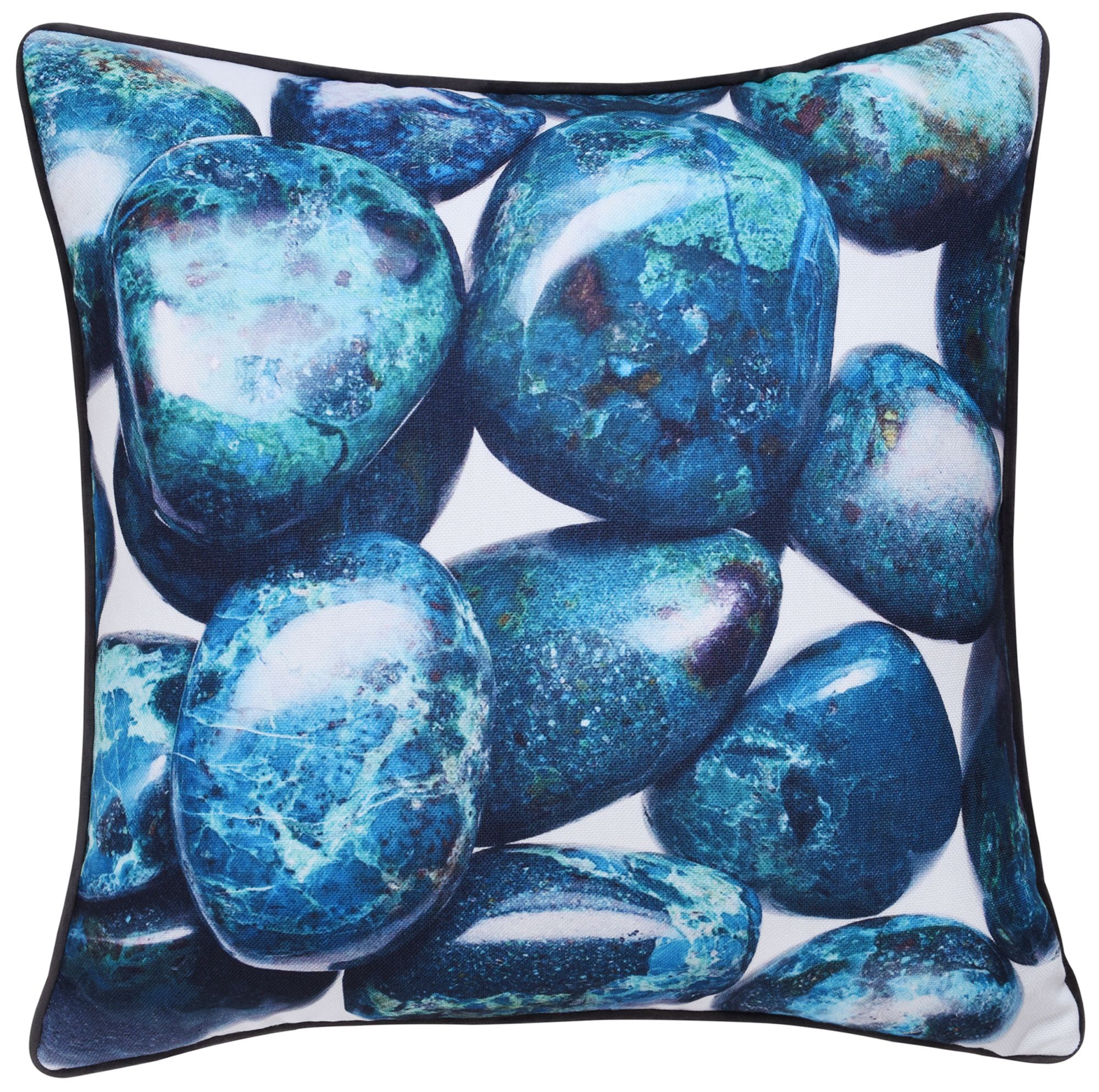 Image 2 Pebble 24 x 6 Blue Pillow