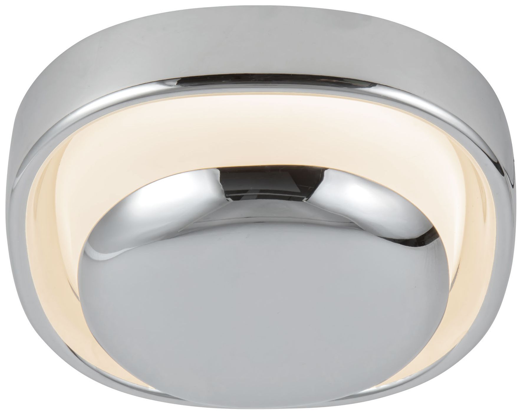 Image 6 Pebble 8-in Chrome dimmable LED Wall Sconce more views