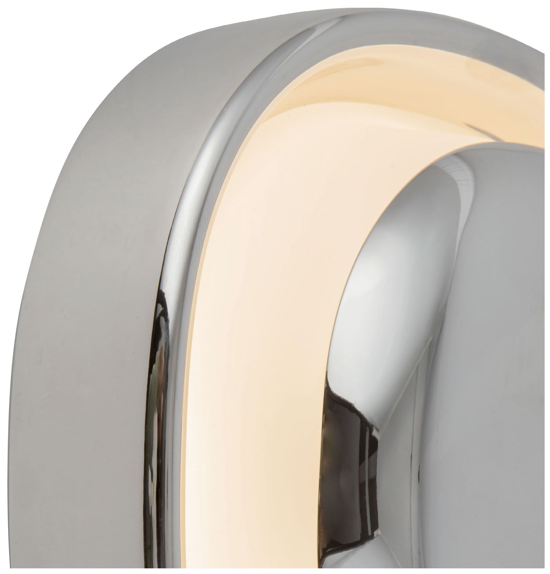 Pebble 8-in Chrome dimmable LED Wall Sconce