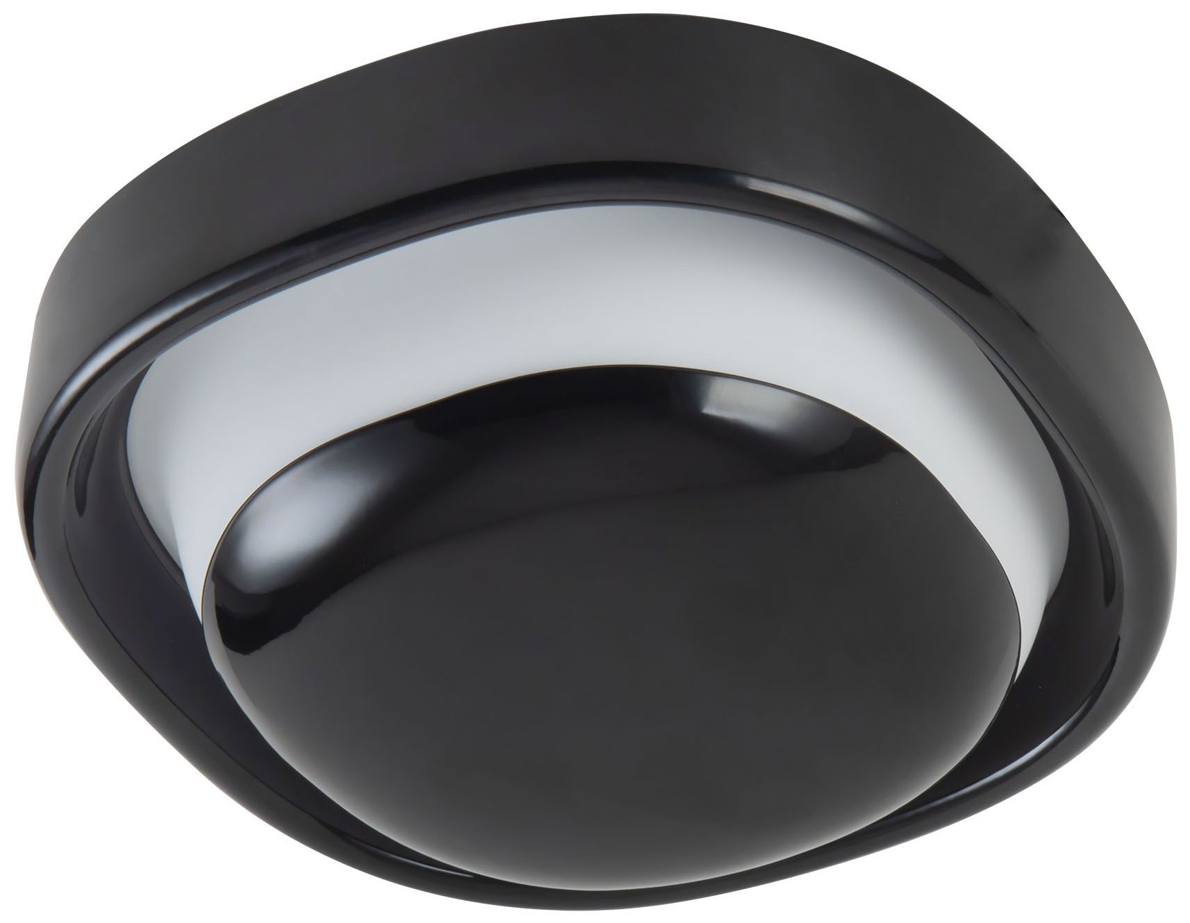 Image 7 Pebble 8-in Glossy Black dimmable LED Wall Sconce more views