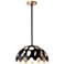Pebbles 15" Pendant in Black