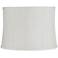 Pecan Off-White Softback Drum Lamp Shade 13x14x10 (Washer)