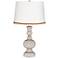 Pediment Apothecary Table Lamp with Serpentine Trim
