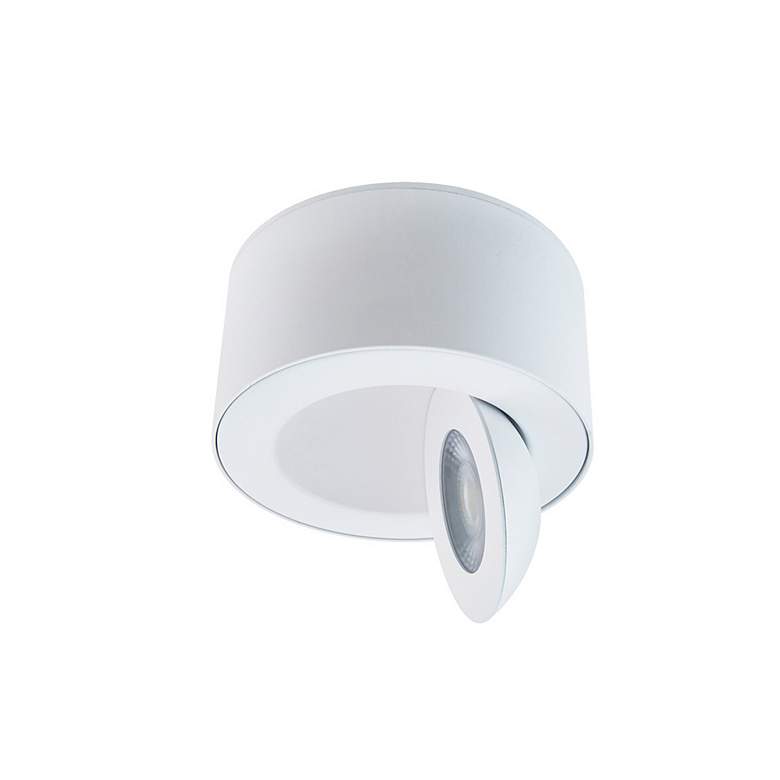 Image 2 Peek 2.5"H x 4.88"W 1-Light Flush Mount in White more views