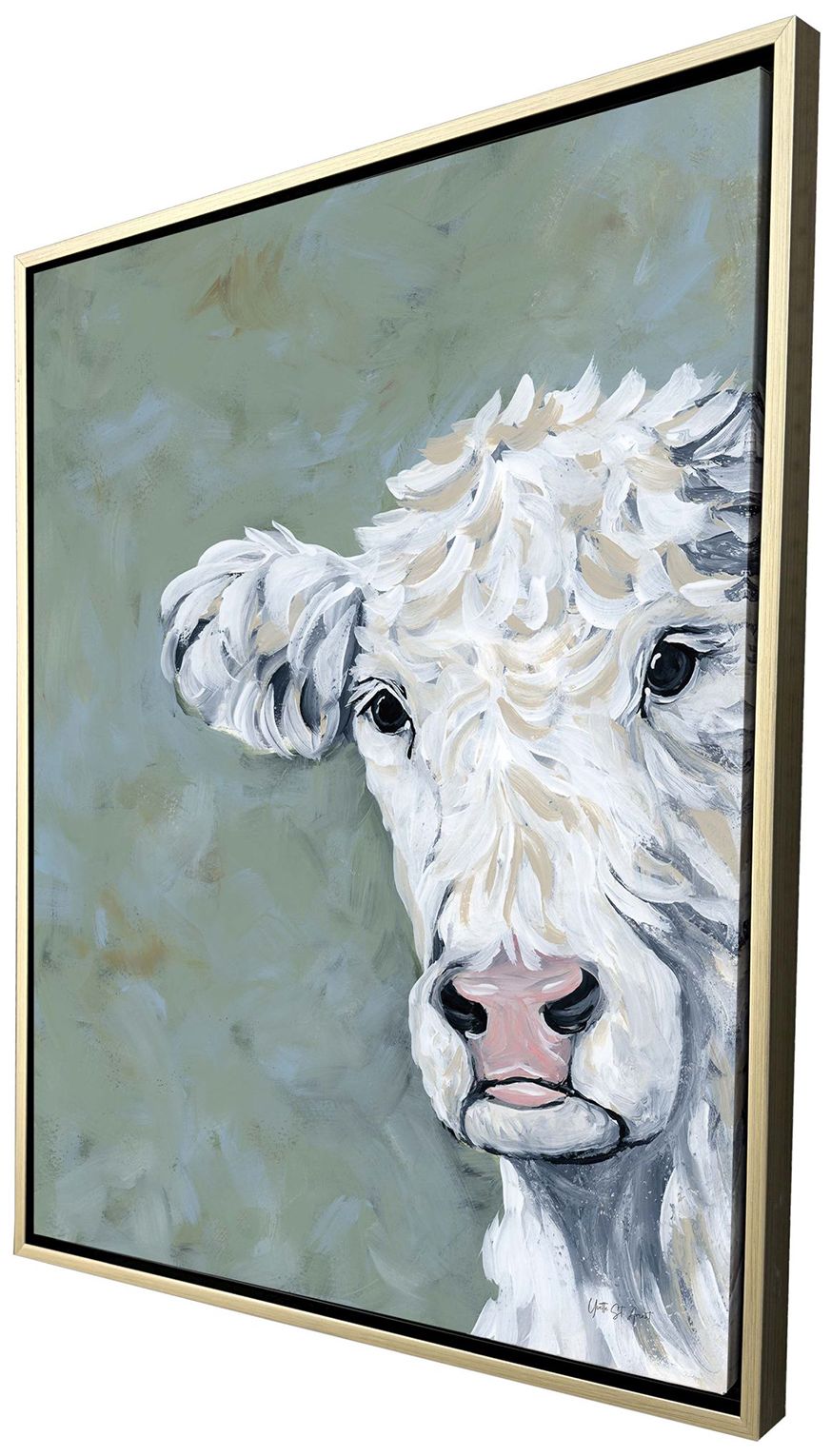 Image 3 Peekaboo Cow 30"W x 36"H Canvas Art more views