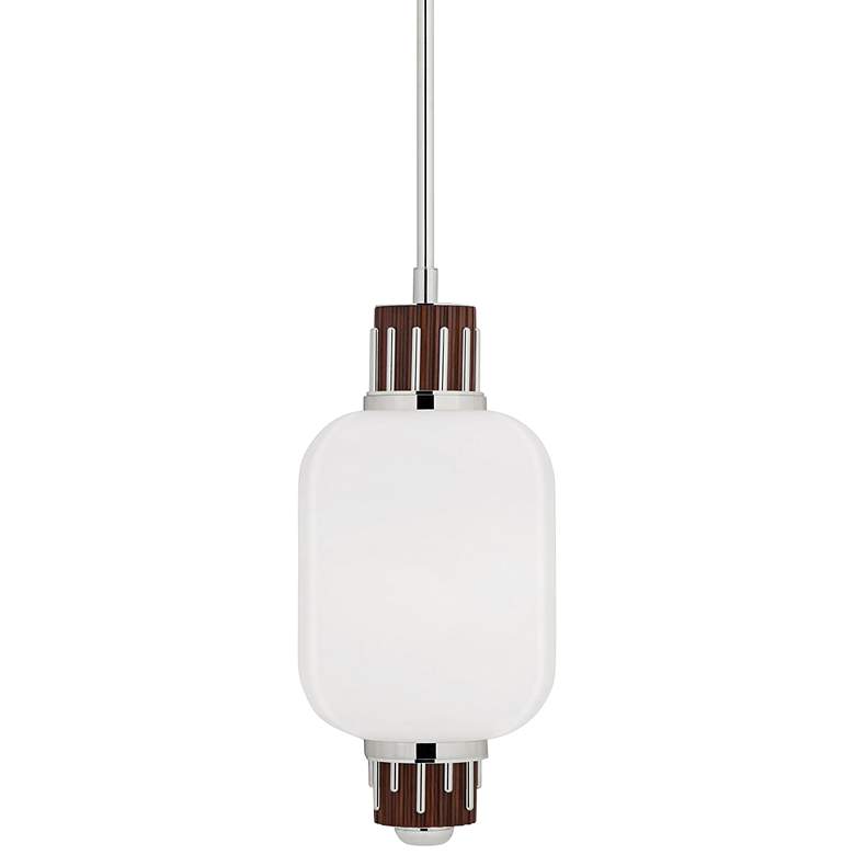 Image 1 Peekskill 10 3/4 inch Wide Polished Nickel Mini Pendant Light