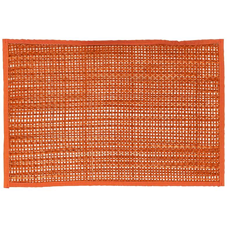 Image 2 Peele Earthy Terracotta Seagrass Placemats Set of 4 more views