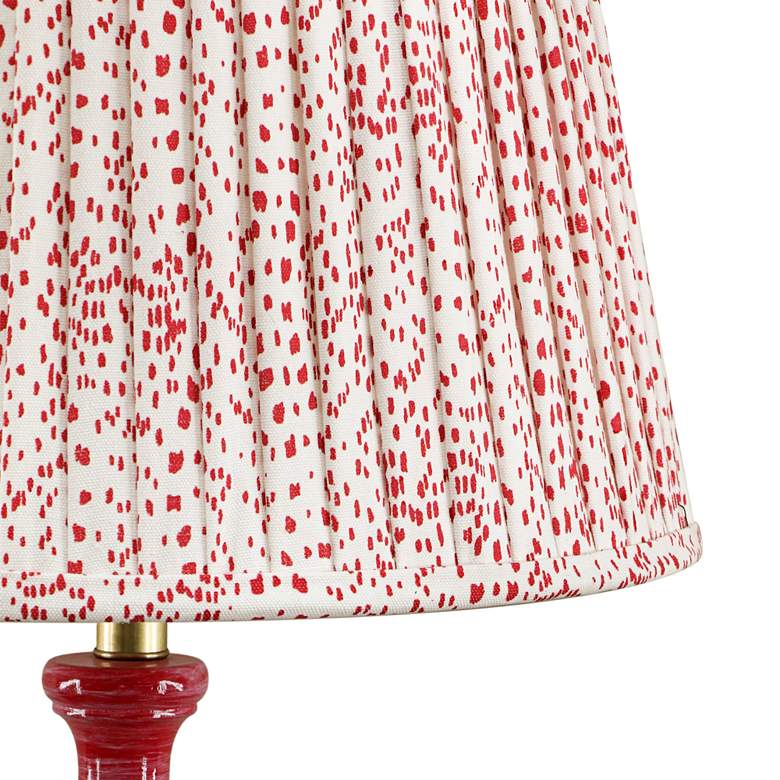 Image 2 Peggy High Gloss Pink Spotted Floor Lamp more views