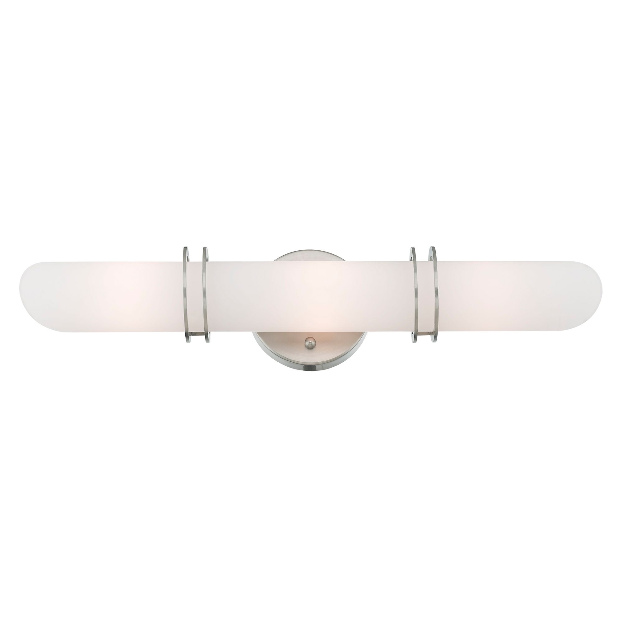 Image 4 Pelham 19.75-in W Brushed Nickel Cylinder Vanity Light Bar more views