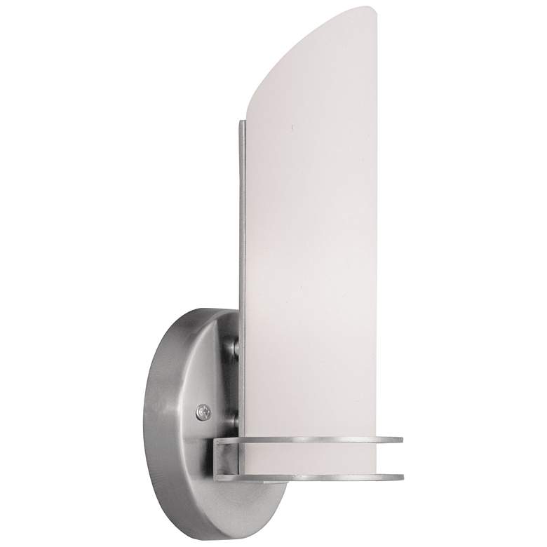 Image 1 Pelham 4.5-in W 1-Light Brushed Nickel Bath Vanity/Wall Sconce