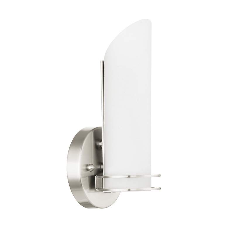 Image 3 Pelham 4.5-in W 1-Light Brushed Nickel Bath Vanity/Wall Sconce more views