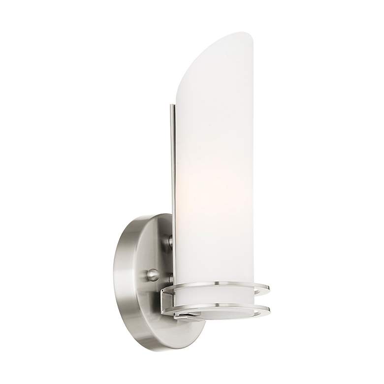 Image 5 Pelham 4.5-in W 1-Light Brushed Nickel Bath Vanity/Wall Sconce more views