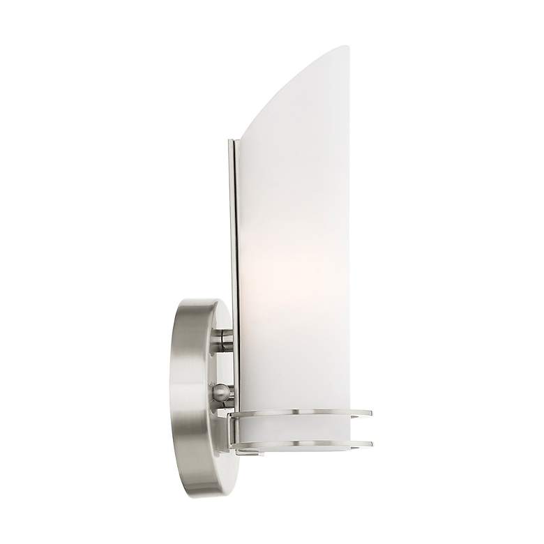 Image 6 Pelham 4.5-in W 1-Light Brushed Nickel Bath Vanity/Wall Sconce more views