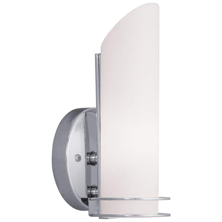 Image 1 Pelham 4.5-in W 1-Light Polished Chrome Wall Sconce