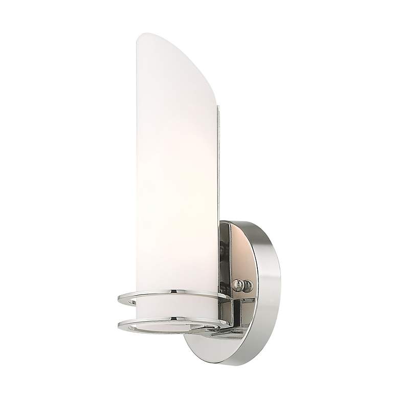 Image 6 Pelham 4.5-in W 1-Light Polished Chrome Wall Sconce more views