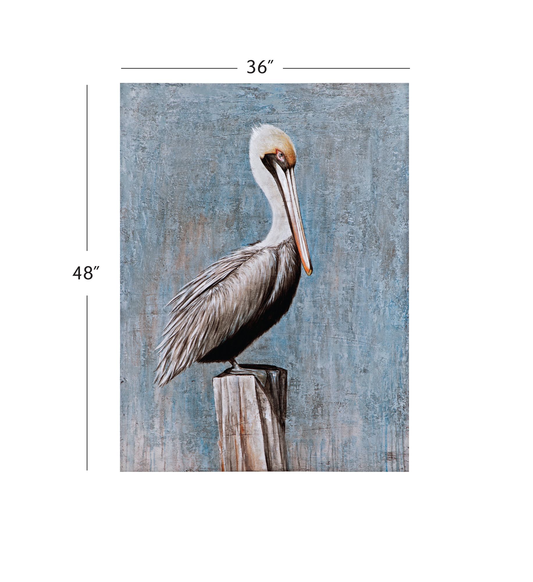 Image 3 Pelican Blue Canvas Wall Art more views