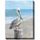 Pelican Portrait 40"H Rectangular Outdoor Canvas Wall Art