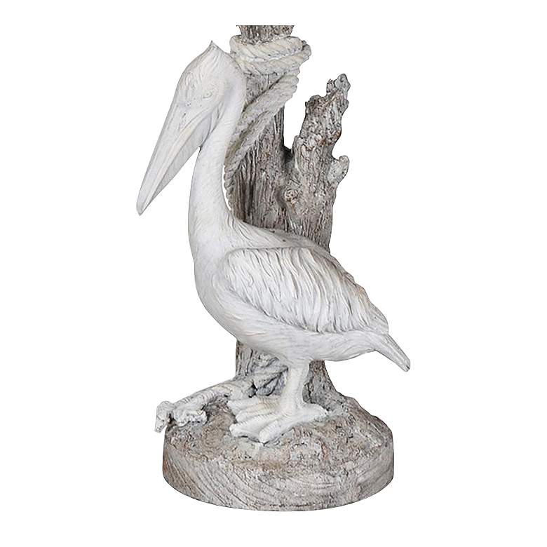 Image 2 Pelican White Washed and Sand Stone Table Lamp more views