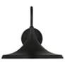 3_Pella 10 1/2" High Black LED Outdoor Wall Light more views