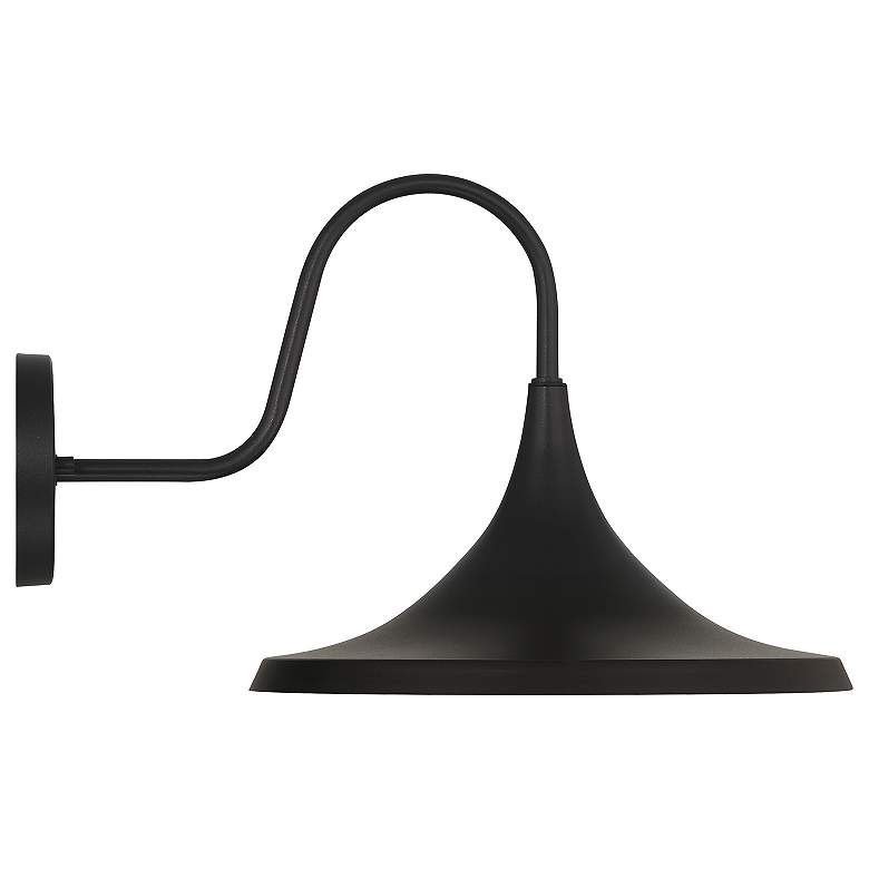 Image 5 Pella 10 1/2" High Black LED Outdoor Wall Light more views