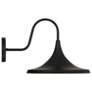 5_Pella 10 1/2" High Black LED Outdoor Wall Light more views