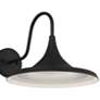 6_Pella 10 1/2" High Black LED Outdoor Wall Light more views