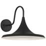 1_Pella 11.75" High Black Outdoor LED Wall Mount