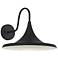 Pella 11.75" High Black Outdoor LED Wall Mount