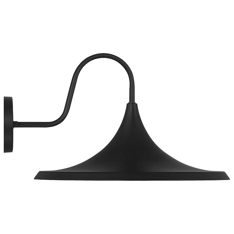Image 5 Pella 11.75" High Black Outdoor LED Wall Mount more views