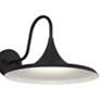 6_Pella 11.75" High Black Outdoor LED Wall Mount more views