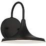 1_Pella 8.25" High Black Outdoor LED Wall Mount