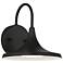 Pella 8.25" High Black Outdoor LED Wall Mount