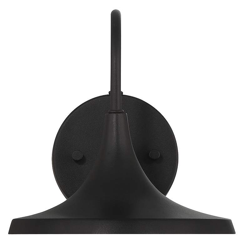 Image 3 Pella 8.25" High Black Outdoor LED Wall Mount more views