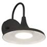 4_Pella 8.25" High Black Outdoor LED Wall Mount more views