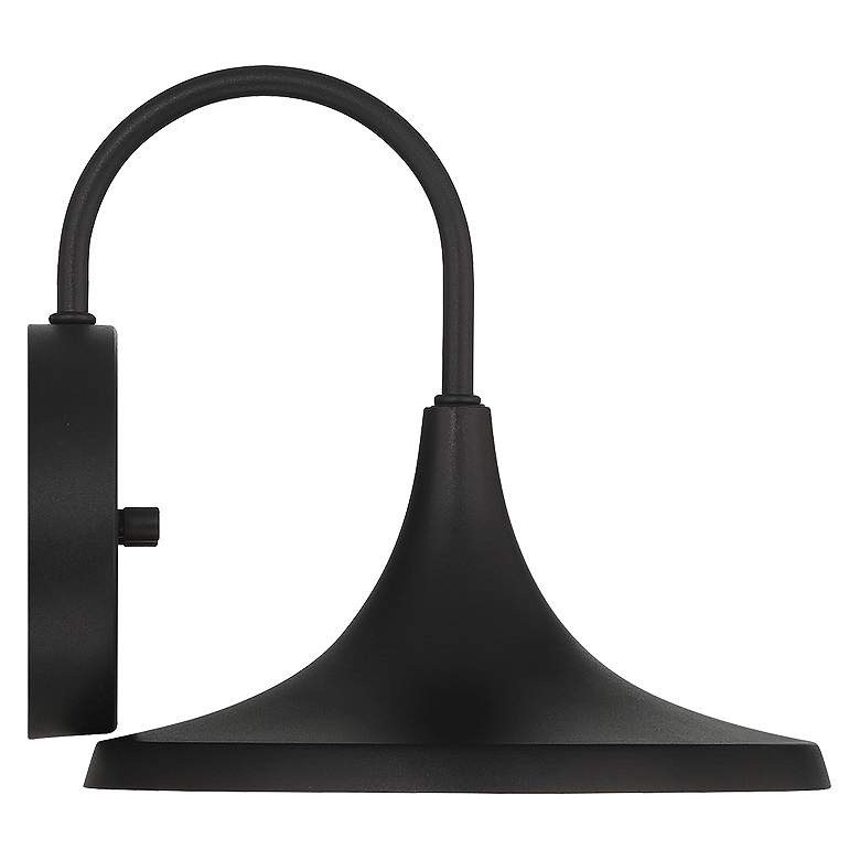Image 5 Pella 8.25" High Black Outdoor LED Wall Mount more views