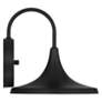 5_Pella 8.25" High Black Outdoor LED Wall Mount more views