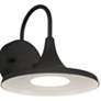 6_Pella 8.25" High Black Outdoor LED Wall Mount more views
