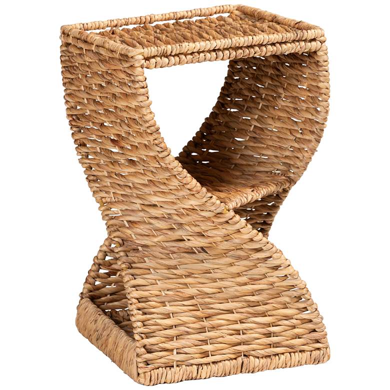 Image 2 Pelleas 14 1/4" Wide Natural Brown Water Hyacinth End Table
