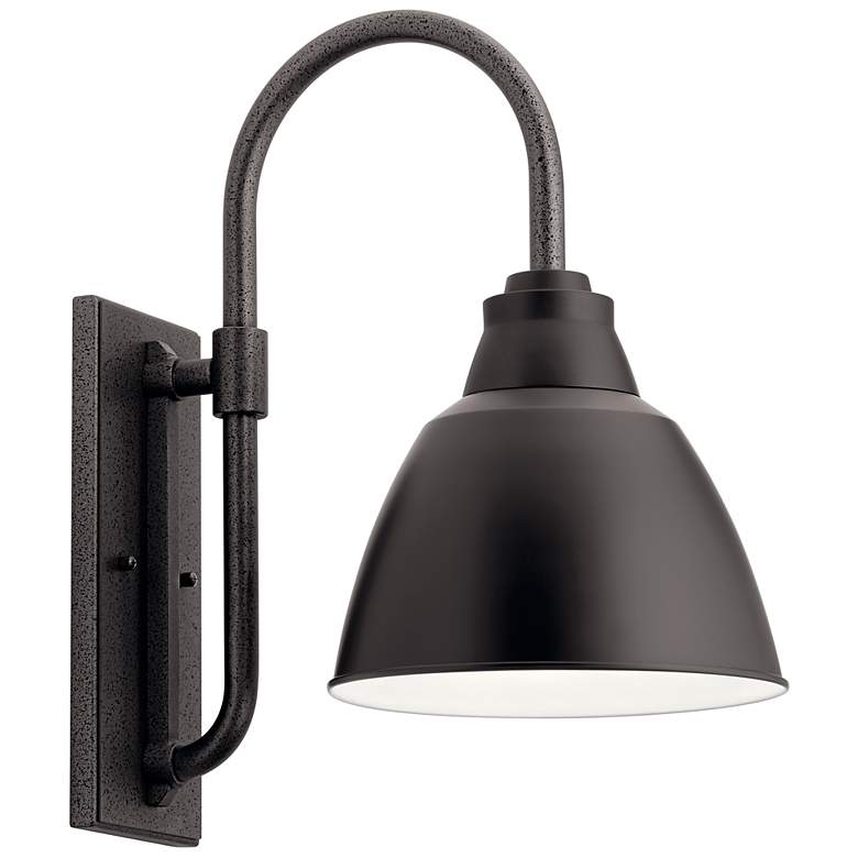 Image 1 Pellinord 19" High Anvil Iron and Black Outdoor Wall Light