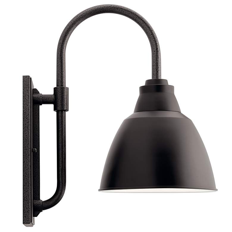 Image 3 Pellinord 19" High Anvil Iron and Black Outdoor Wall Light more views