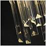 4_Peludo 8" Wide Brass and Crystal LED Mini Pendant more views