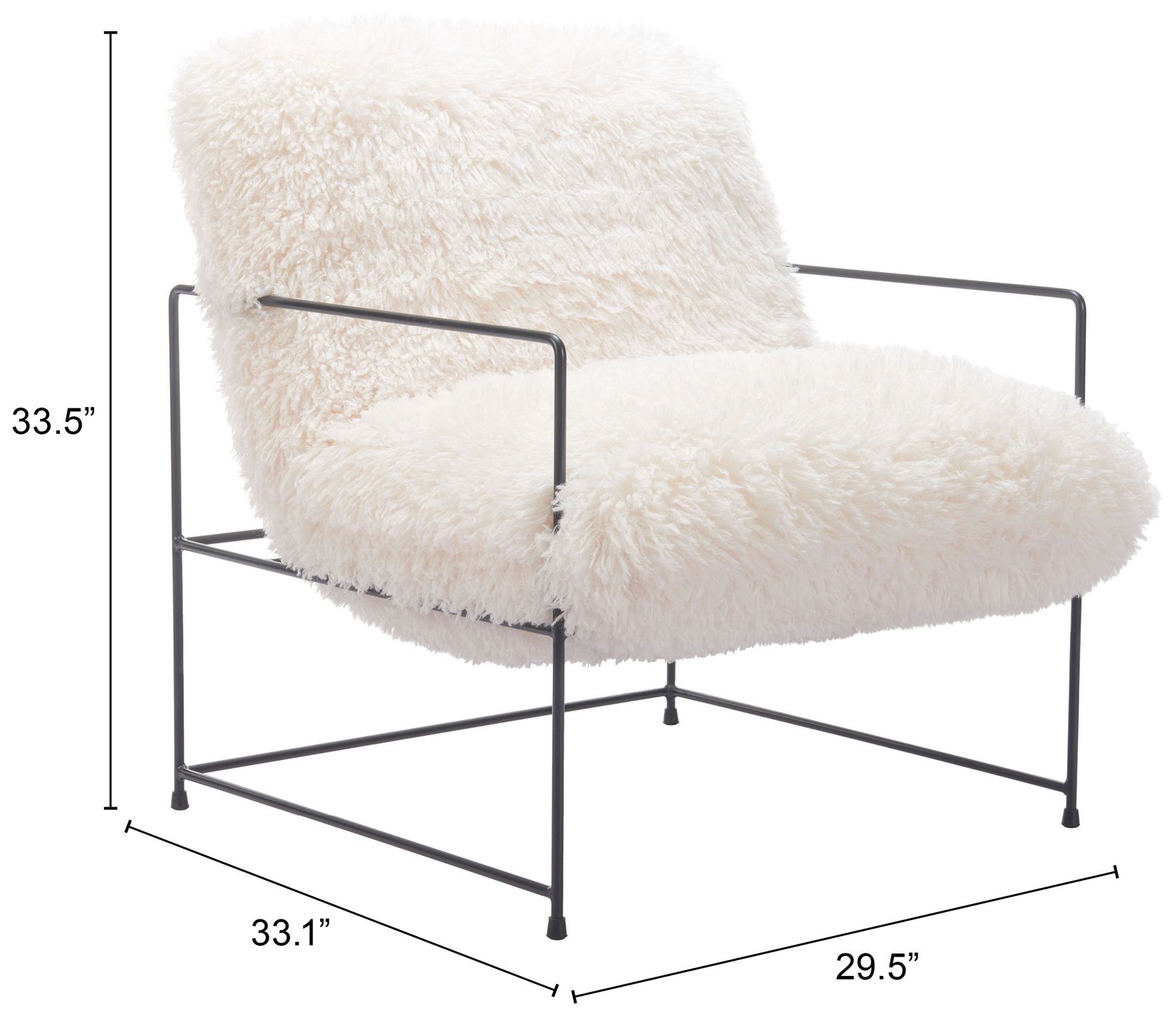 Pelut Accent Chair White